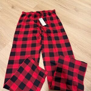 Just Love Red and Black Checkered Pajama Pants
